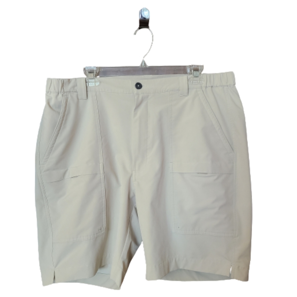NWOT Roundtree & Yorke Caribbean Solid Dobby Flat-Front Men's Shorts